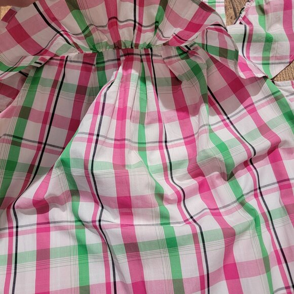 Pretty in Plaid: Crown & Ivy Off-Shoulder Dress - Picture 5 of 15